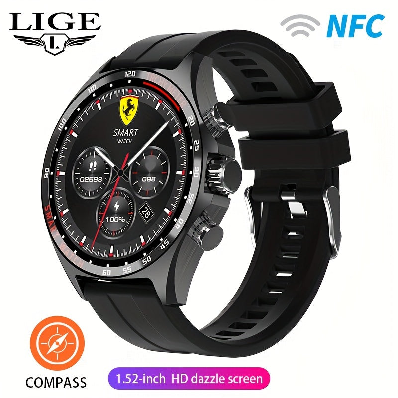 Top Brand Fashion Smart Watch For Women 3.86 cm HD Screen 50+ Sports Modes Altitude Calendar Call Reminder Music Exercise Message Notification Mileage Record Watch for Women & Men