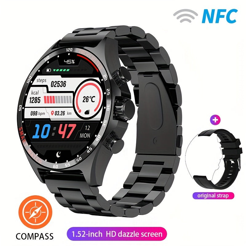 Top Brand Fashion Smart Watch For Women 3.86 cm HD Screen 50+ Sports Modes Altitude Calendar Call Reminder Music Exercise Message Notification Mileage Record Watch for Women & Men