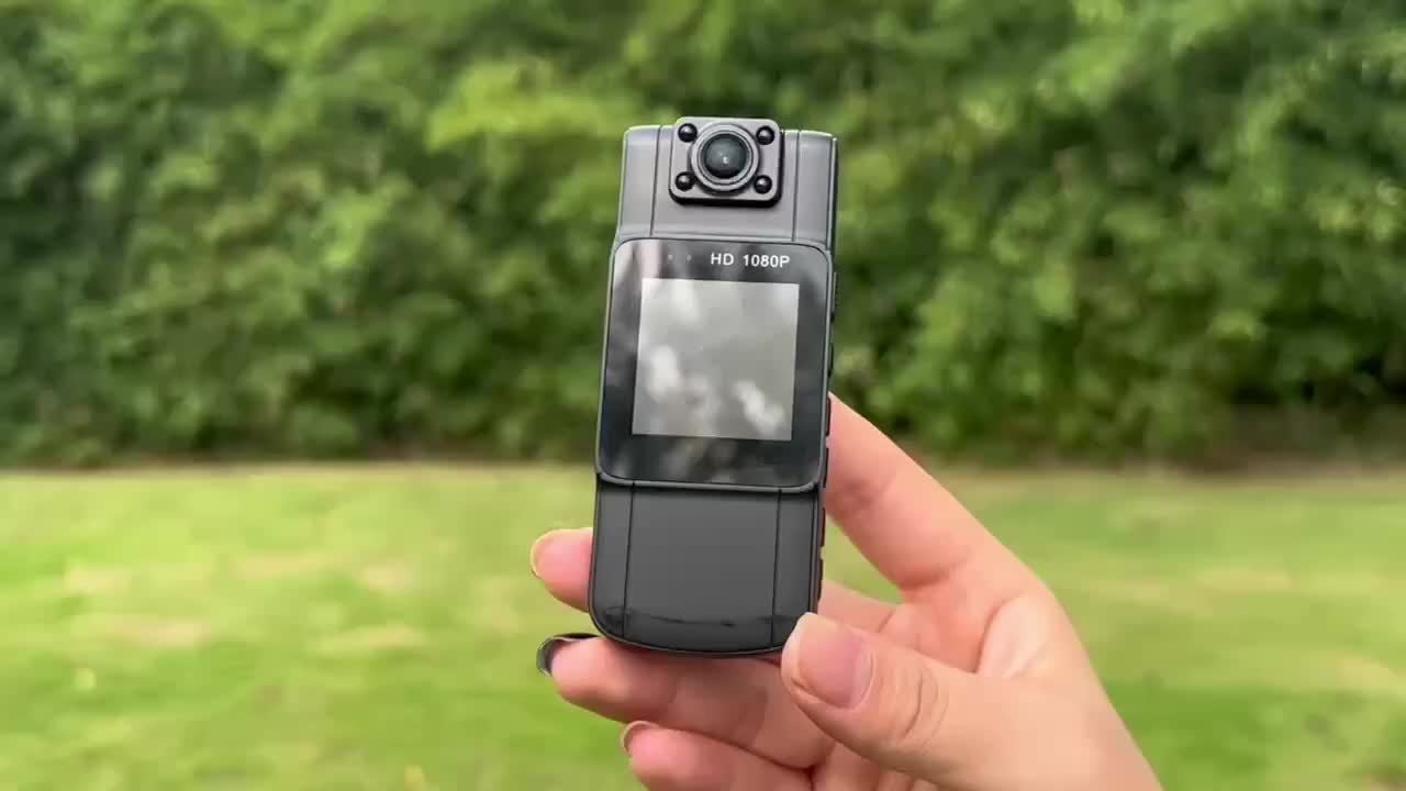 1pc Full 1080P Small Camera, Built-in 1000MAH Battery With Clip, Portable Cam With Night Vision, 4-5Hours Record, Suitable For Outdoor Sports, Travel Recording