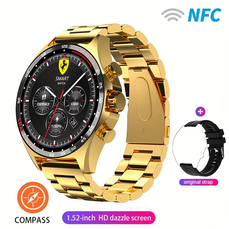 Top Brand Fashion Smart Watch For Women 3.86 cm HD Screen 50+ Sports Modes Altitude Calendar Call Reminder Music Exercise Message Notification Mileage Record Watch for Women & Men