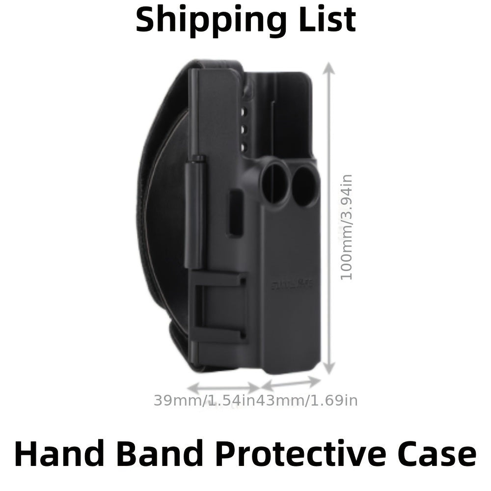 Compatible with DJI Pocket 3, This Portable Hand Strap Features a Cold Shoe Expansion, Protective Frame, Extended Handle, And Safeguards Against Loss And Drops. (Camera Not Included)