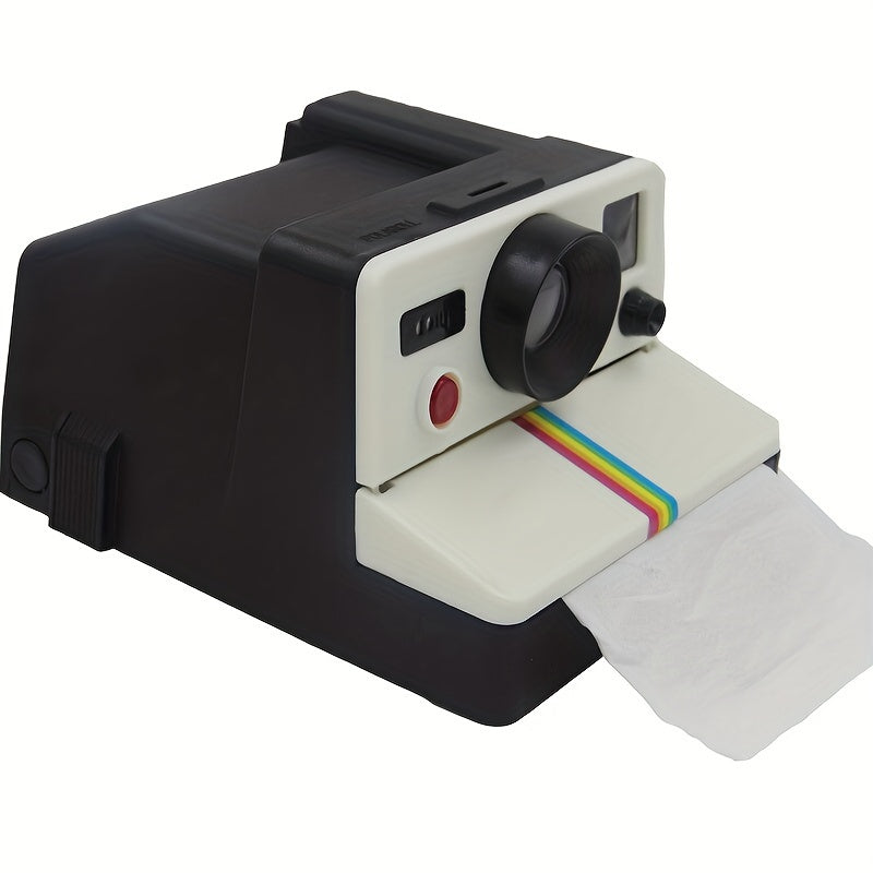 1pc Retro Cute Camera Tissue Tube Toilet Roll Paper Box Tissue Draw Household Tissue Box