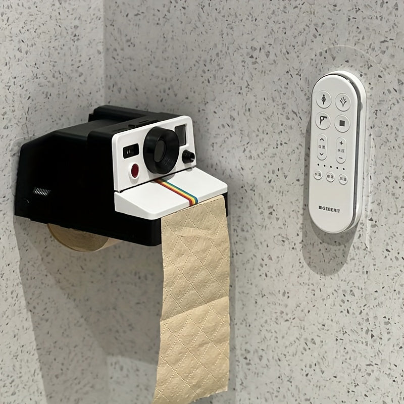 1pc Retro Cute Camera Tissue Tube Toilet Roll Paper Box Tissue Draw Household Tissue Box