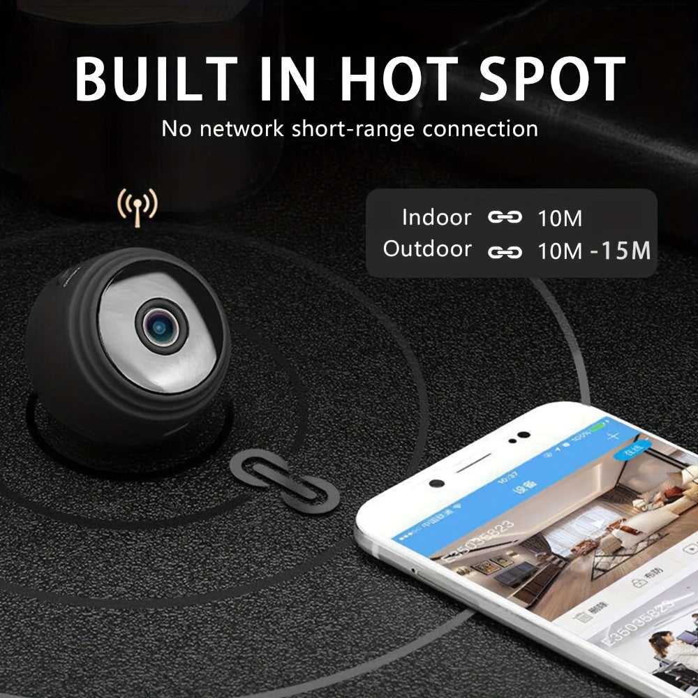 A9 Surveillance Camera Smart Home Security Camera Mobile Remote Camera, Mobile Phone Remote App, Watch Anywhere, Good Housekeeper, Wireless Camera, Can Be Watched Remotely