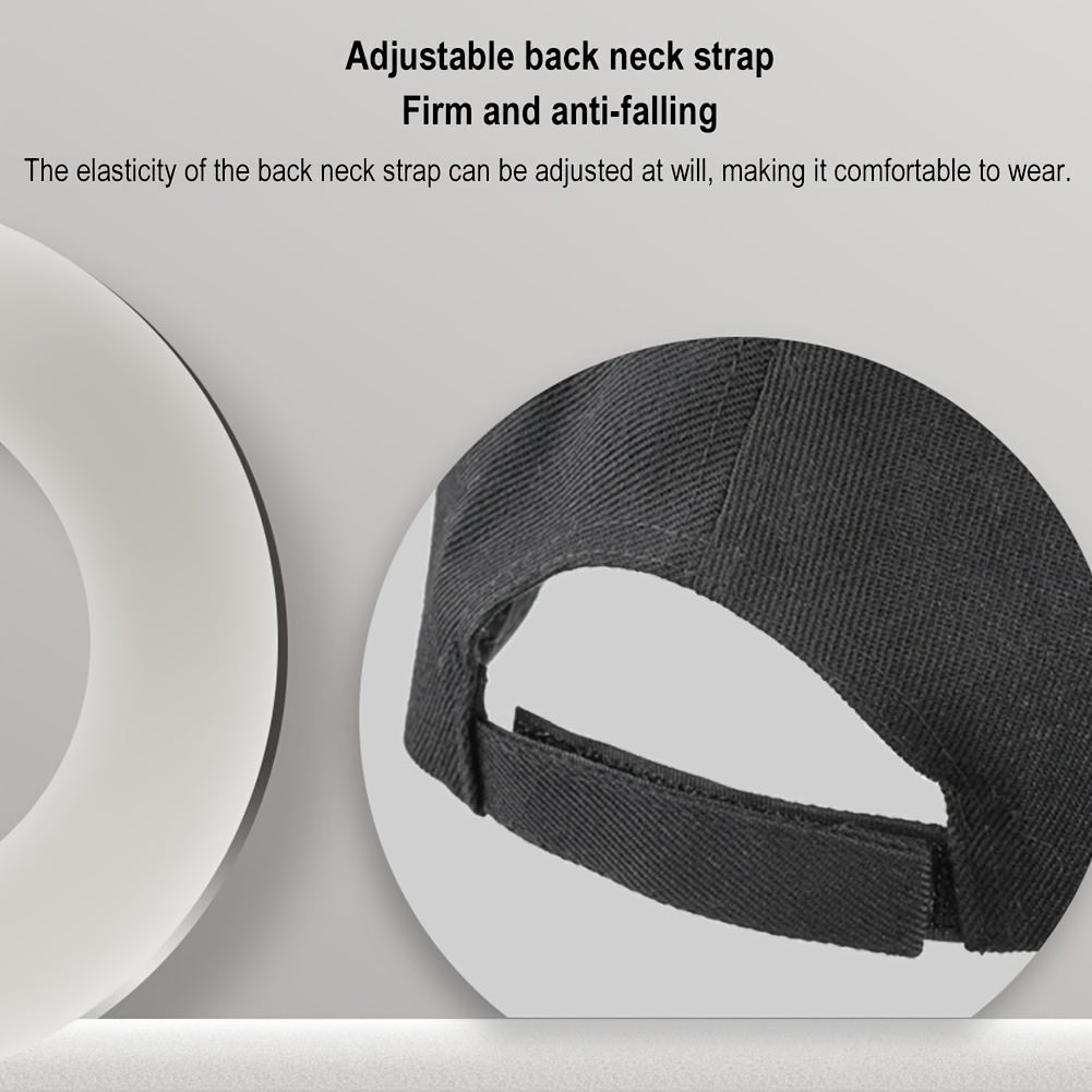 Active Camera Holder Baseball Cap, Sun Protection Breathable Casual Dad Hat For Fishing Travel Accessories