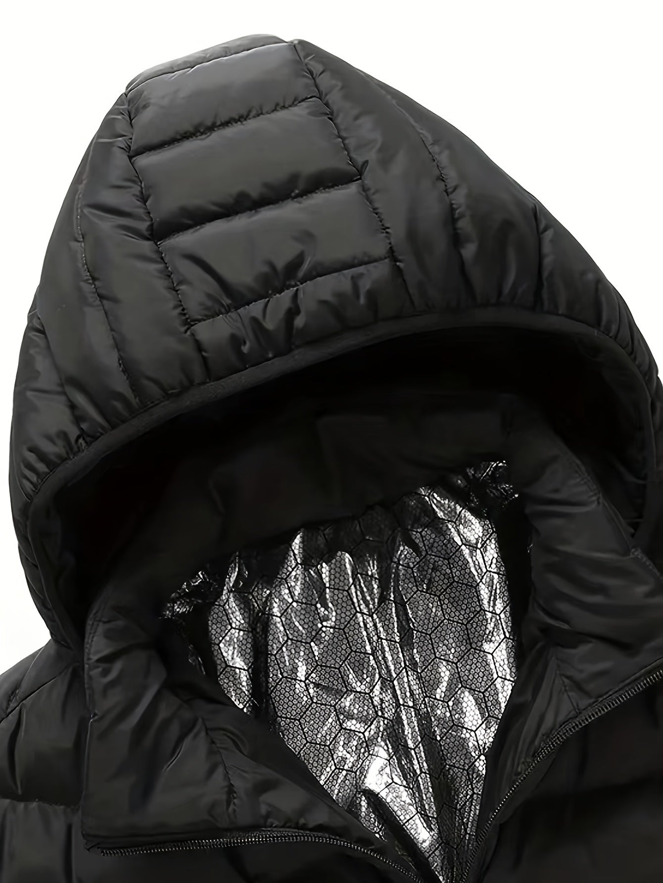 Heating Jacket Area 21 Smart Heating Jacket Charging Jacket Without Battery Bank, Cold Proof Whole Body Warm Winter Down Thermostatic Men's Jacket