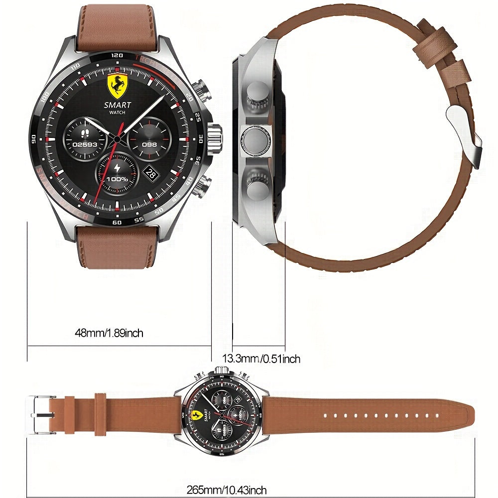 Top Brand Fashion Smart Watch For Women 3.86 cm HD Screen 50+ Sports Modes Altitude Calendar Call Reminder Music Exercise Message Notification Mileage Record Watch for Women & Men