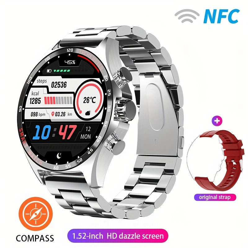 Top Brand Fashion Smart Watch For Women 3.86 cm HD Screen 50+ Sports Modes Altitude Calendar Call Reminder Music Exercise Message Notification Mileage Record Watch for Women & Men