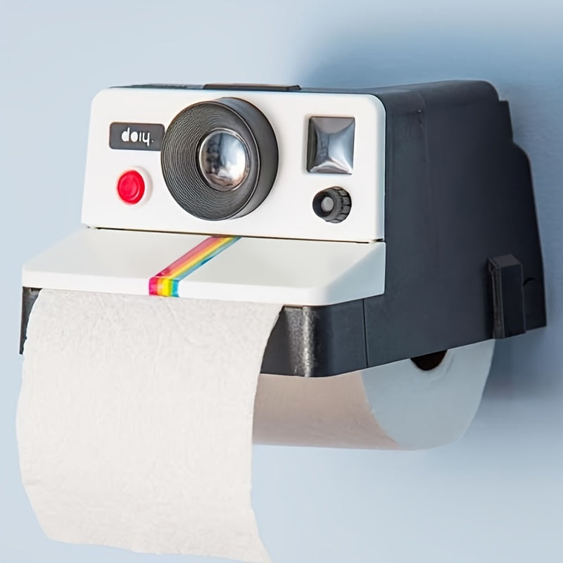 1pc Retro Cute Camera Tissue Tube Toilet Roll Paper Box Tissue Draw Household Tissue Box