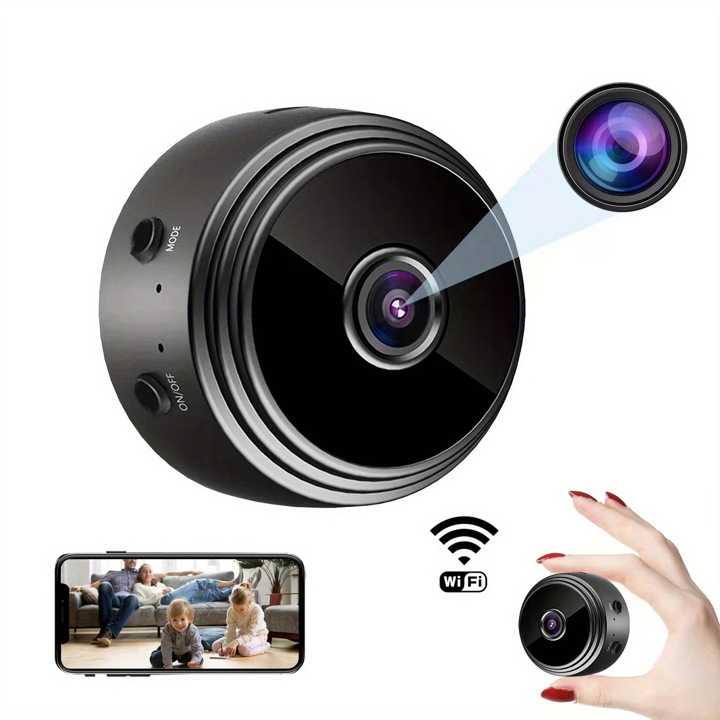 A9 Monitoring Camera, Smart Home Security Camera, Monitor, Mobile Remote Camera, Mobile Remote Application, View Anytime, Anywhere, Butler Assistant, Wireless Camera, View Remotely