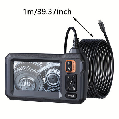 Industrial Endoscope With Light, Borescope Inspection Camera, 8mm Camera, Sewer Camera With 4.3" LCD Screen, Drain Snake Camera Automotive Plumbing Sewer Wall Camera, Home Decoration Tools