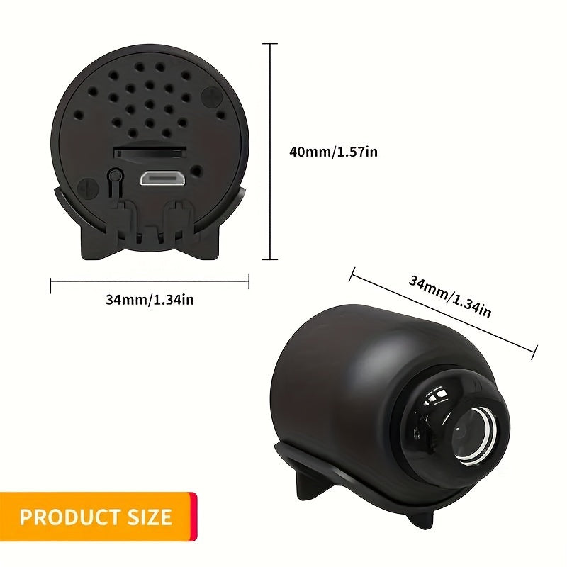1pc Wireless Camera, 2.4GHz WiFi Security Surveillance Cam With Video Night Vision, Motion Detection, App Control, Suitable For Outdoor&Indoor Pet Dog Cat Monitoring/Home/Recordding/Law Enforcement&Evidence Collection