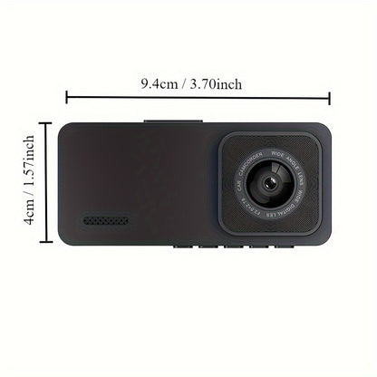 Vavupo 1080P Dash Cam, 3 Channel Dash Cam Front And Insid, Triple Dash Cam for Car, Dash Camera, 1080P Full UHD, G-Sensor, 170°Deg Wide Angle Dashboard with Infrared Night Vision