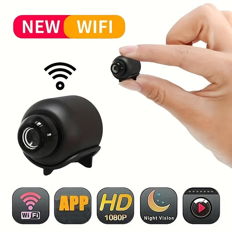1pc Wireless Camera, 2.4GHz WiFi Security Surveillance Cam With Video Night Vision, Motion Detection, App Control, Suitable For Outdoor&Indoor Pet Dog Cat Monitoring/Home/Recordding/Law Enforcement&Evidence Collection