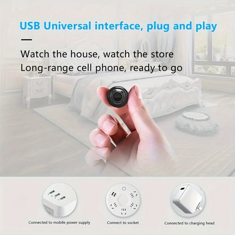 1pc Wireless Camera, 2.4GHz WiFi Security Surveillance Cam With Video Night Vision, Motion Detection, App Control, Suitable For Outdoor&Indoor Pet Dog Cat Monitoring/Home/Recordding/Law Enforcement&Evidence Collection
