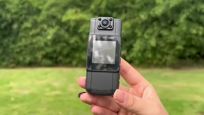 1pc Full 1080P Small Camera, Built-in 1000MAH Battery With Clip, Portable Cam With Night Vision, 4-5Hours Record, Suitable For Outdoor Sports, Travel Recording