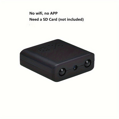 1pc MINI CAMERA, HD Mini Camera Security Protection Night Vision Cam Motion Detection Security Camcorders built-in battery Camera Micro Camcorder SD Card Loop Recording