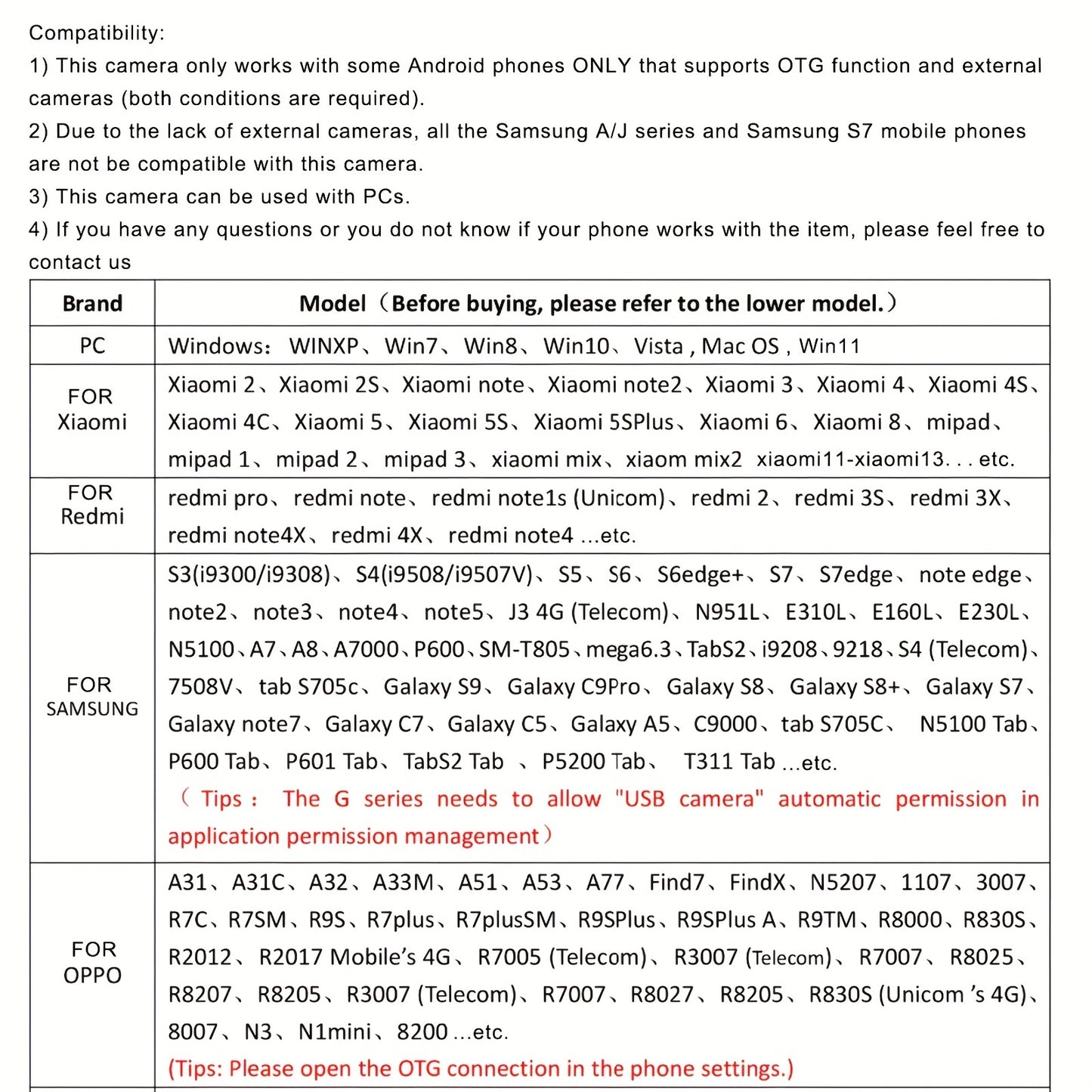 1m/2m Endoscope Camera Waterproof Endoscope Borescope Adjustable Soft Wire 7mm Android Type-C USB Inspection Camea For Car(640*480P Resolution)