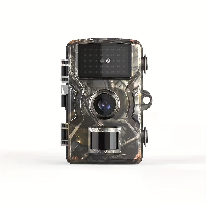 1pc Hunting Camera With 2-Inch Screen, HD Wildlife Trail Camera, Waterproof Night Vision PIR 10m, 0.8s Trigger Motion Activated, For Outdoor Wildlife Monitoring Camouflage