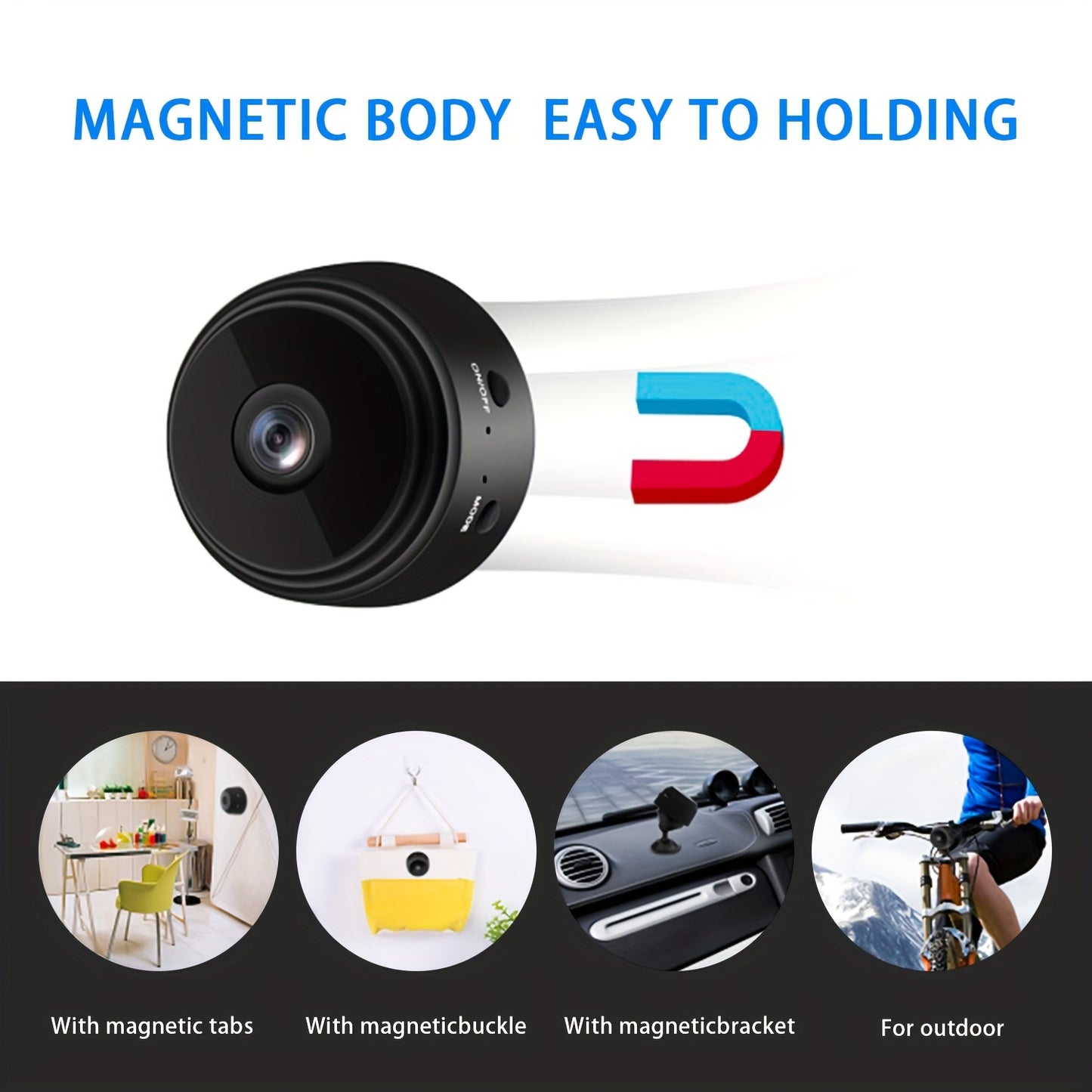 A9 Surveillance Camera Smart Home Security Camera Mobile Remote Camera, Mobile Phone Remote App, Watch Anywhere, Good Housekeeper, Wireless Camera, Can Be Watched Remotely