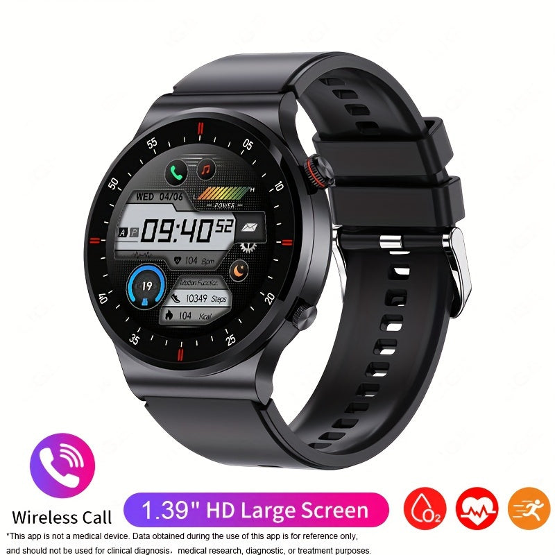 Smart Watch Wireless Call For Women Men, 3.53cm HD Display, Multi Sports Modes, Information Alerts, AI Voice Assistant, Weather Forecast, Sleep Monitoring, Sports Pedometer Watch For Android IOS