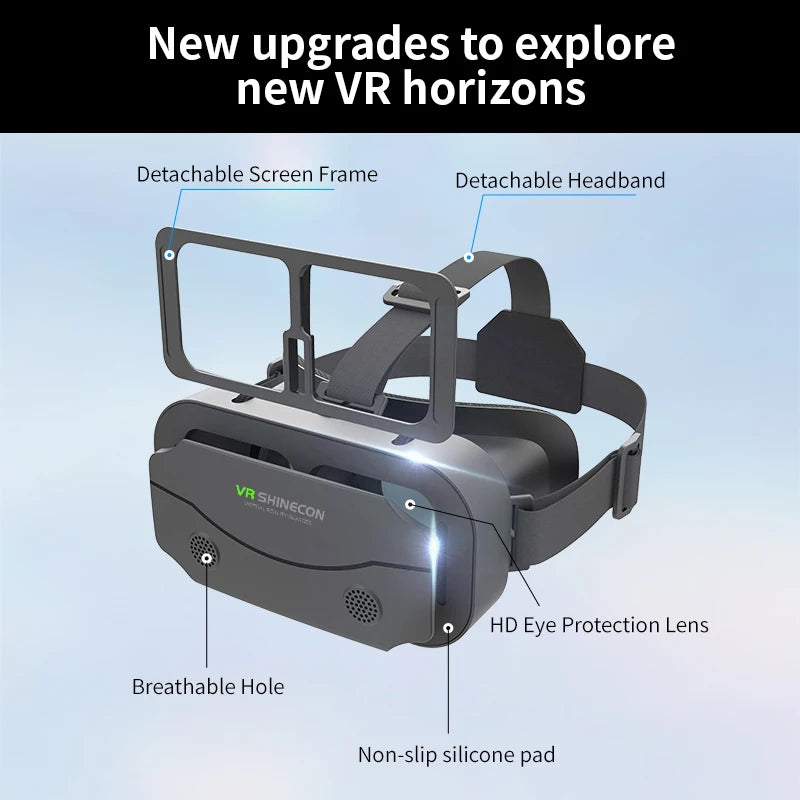 Lunettes de réalité virtuelle VR, casque Viar Former, lentilles 3D, lunettes intelligentes pour smartphones, téléphone mobile, accessoire de jeu