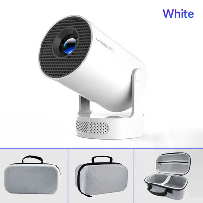 Magcubic 4K HY300 Pro + projecteur intégré 5W haut-parleur 1280*720P Android 11 8000 Lumens Wifi6 BT5.4 projecteur Portable extérieur