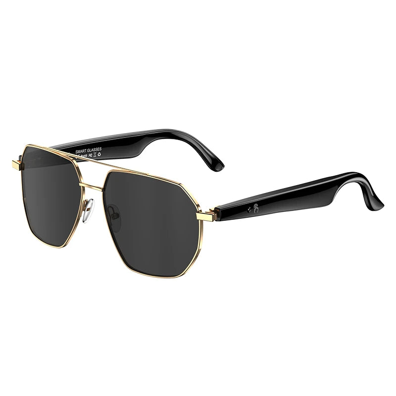 2025 nouvelles lunettes intelligentes plusieurs langues traduction en temps réel appel sans fil lecture de musique lunettes de soleil étanche hommes lunettes intelligentes