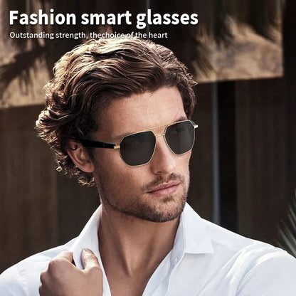 2025 nouvelles lunettes intelligentes plusieurs langues traduction en temps réel appel sans fil lecture de musique lunettes de soleil étanche hommes lunettes intelligentes