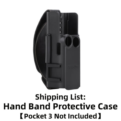 Compatible with DJI Pocket 3, This Portable Hand Strap Features a Cold Shoe Expansion, Protective Frame, Extended Handle, And Safeguards Against Loss And Drops. (Camera Not Included)