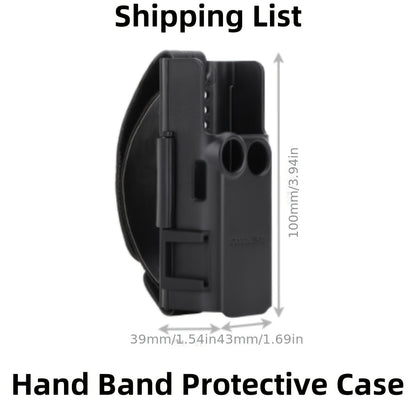 Compatible with DJI Pocket 3, This Portable Hand Strap Features a Cold Shoe Expansion, Protective Frame, Extended Handle, And Safeguards Against Loss And Drops. (Camera Not Included)