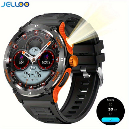 Smart Watch Weather Calorie Counter, Fitness Tracker With 100+ Sports Modes, 3.89cm IPS Touch Screen Alarm Clock Reminder Remote Control Smartwatch For IPhone & Android Phone