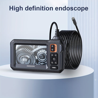 Industrial Endoscope With Light, Borescope Inspection Camera, 8mm Camera, Sewer Camera With 4.3" LCD Screen, Drain Snake Camera Automotive Plumbing Sewer Wall Camera, Home Decoration Tools
