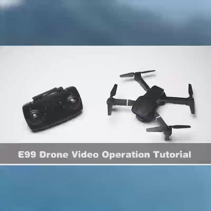 E99 Drone With Camera, Foldable RC Drone, Remote Control Drone Toys For Beginners Men's Gifts, Indoor And Outdoor Affordable UAV, Christmas Halloween Thanksgiving Gift