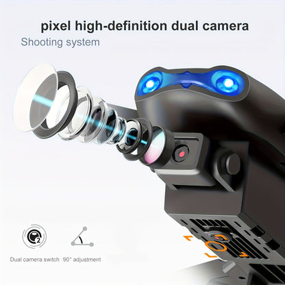 E99 Drone With Camera, Foldable RC Drone, Remote Control Drone Toys For Beginners Men's Gifts, Indoor And Outdoor Affordable UAV, Christmas Halloween Thanksgiving Gift