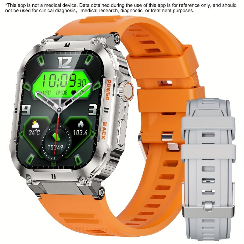 Sports Fitness Smartwatch, Watch Dial/Pedometer/Calorie Consumption/Distance Calculation/Remote Camera/Distance Calculation/Calling/Music/Pedometer Smart Watch For King's Day