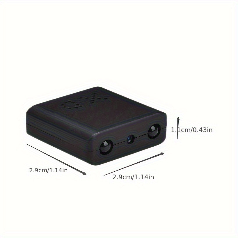 1pc MINI CAMERA, HD Mini Camera Security Protection Night Vision Cam Motion Detection Security Camcorders built-in battery Camera Micro Camcorder SD Card Loop Recording