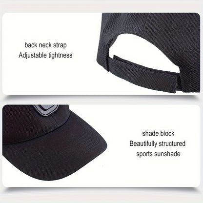 Active Camera Holder Baseball Cap, Sun Protection Breathable Casual Dad Hat For Fishing Travel Accessories