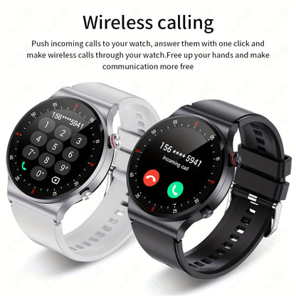 Smart Watch Wireless Call For Women Men, 3.53cm HD Display, Multi Sports Modes, Information Alerts, AI Voice Assistant, Weather Forecast, Sleep Monitoring, Sports Pedometer Watch For Android IOS