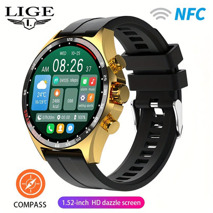 Top Brand Fashion Smart Watch For Women 3.86 cm HD Screen 50+ Sports Modes Altitude Calendar Call Reminder Music Exercise Message Notification Mileage Record Watch for Women & Men