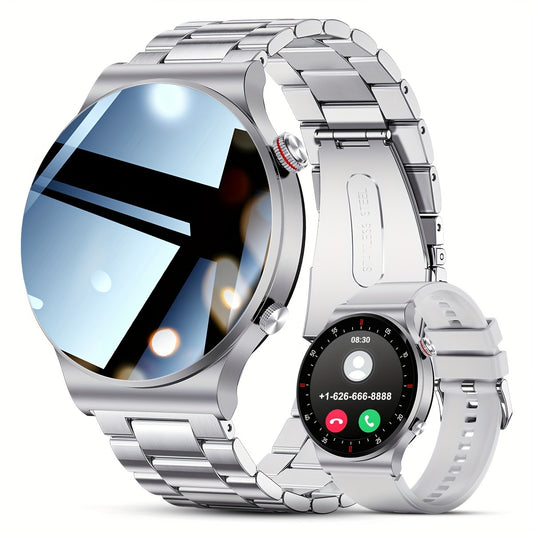Smart Watch Wireless Call For Women Men, 3.53cm HD Display, Multi Sports Modes, Information Alerts, AI Voice Assistant, Weather Forecast, Sleep Monitoring, Sports Pedometer Watch For Android IOS