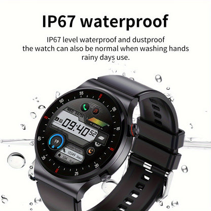 Smart Watch Wireless Call For Women Men, 3.53cm HD Display, Multi Sports Modes, Information Alerts, AI Voice Assistant, Weather Forecast, Sleep Monitoring, Sports Pedometer Watch For Android IOS