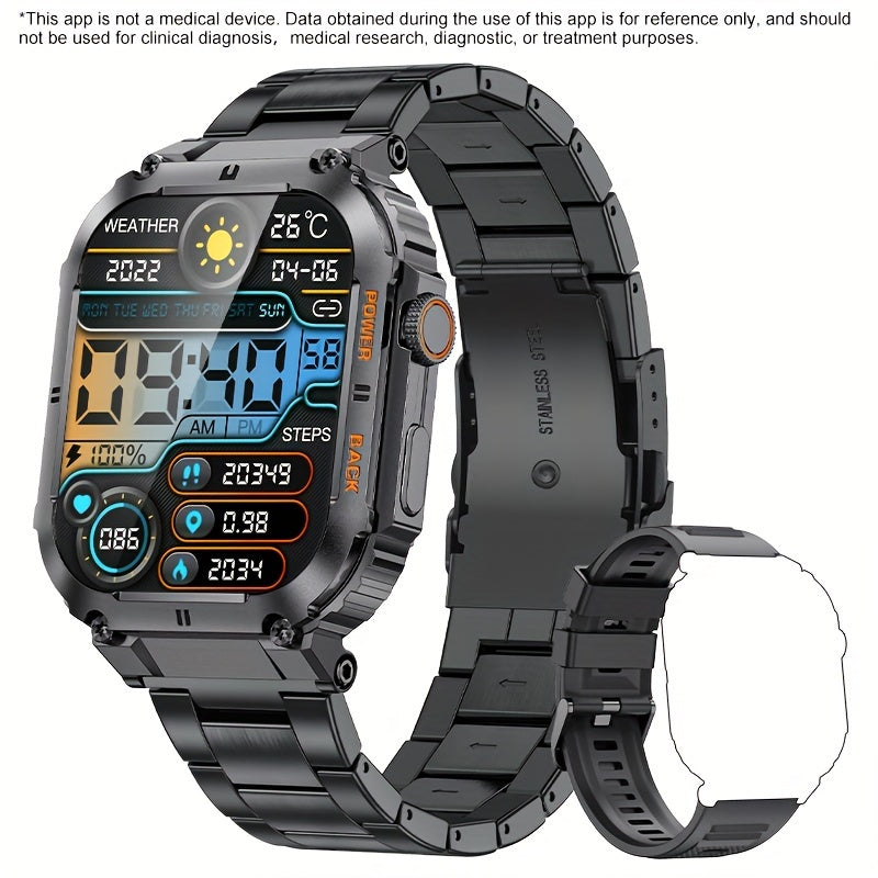 Sports Fitness Smartwatch, Watch Dial/Pedometer/Calorie Consumption/Distance Calculation/Remote Camera/Distance Calculation/Calling/Music/Pedometer Smart Watch For King's Day