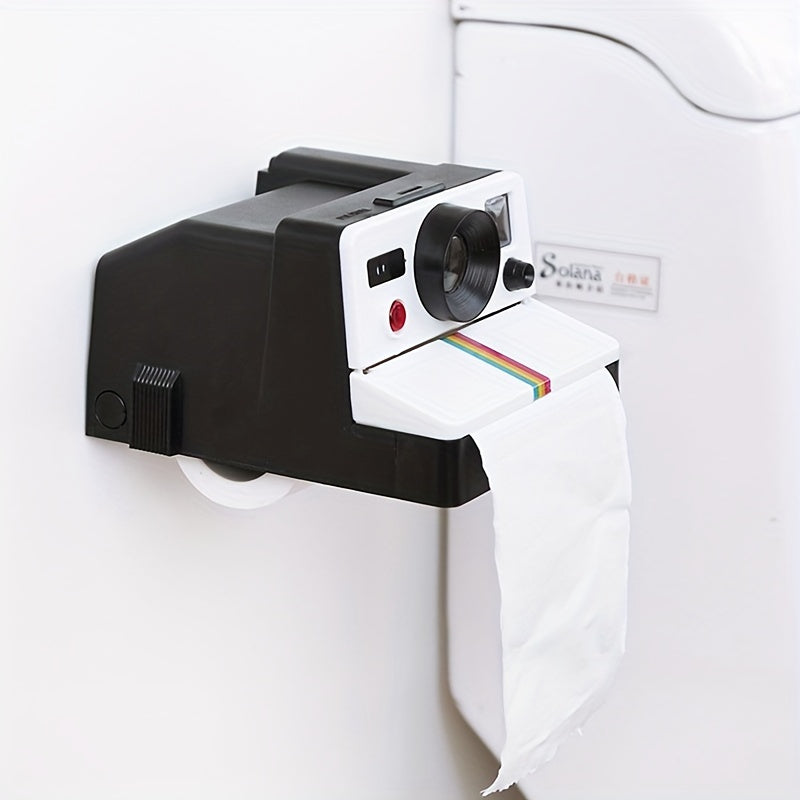 1pc Retro Cute Camera Tissue Tube Toilet Roll Paper Box Tissue Draw Household Tissue Box