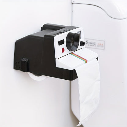 1pc Retro Cute Camera Tissue Tube Toilet Roll Paper Box Tissue Draw Household Tissue Box