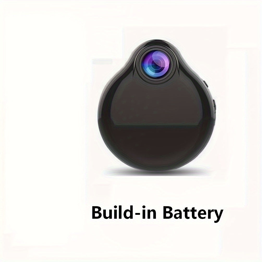 1pc WIFI Wireless Wearable Body Micro Cam, Mini IP Camera, Motion Sensor Video Voice Recorder, Home Security Camcorders, Small Mini Smart WiFi IP Webcam, Micro Camera Built In Battery