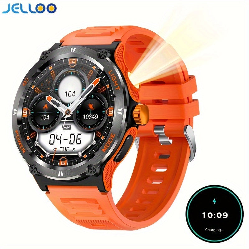 Smart Watch Weather Calorie Counter, Fitness Tracker With 100+ Sports Modes, 3.89cm IPS Touch Screen Alarm Clock Reminder Remote Control Smartwatch For IPhone & Android Phone