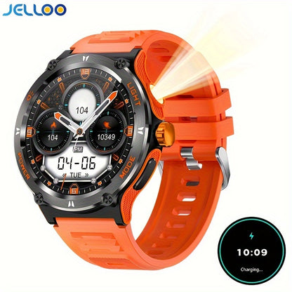 Smart Watch Weather Calorie Counter, Fitness Tracker With 100+ Sports Modes, 3.89cm IPS Touch Screen Alarm Clock Reminder Remote Control Smartwatch For IPhone & Android Phone