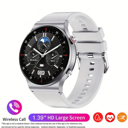 Smart Watch Wireless Call For Women Men, 3.53cm HD Display, Multi Sports Modes, Information Alerts, AI Voice Assistant, Weather Forecast, Sleep Monitoring, Sports Pedometer Watch For Android IOS